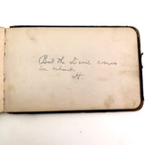 Louisa Popeney, Pennsylvania Antique 1880s Signed Autograph Book