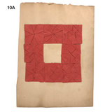 More Antique Schoolgirl  Cut, Woven and Punched Paper Works - Sold Individually