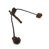 Wonderful Old Carved Balancing Man