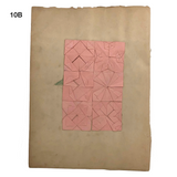 More Antique Schoolgirl  Cut, Woven and Punched Paper Works - Sold Individually