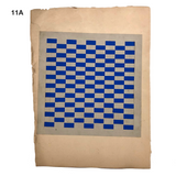 More Antique Schoolgirl  Cut, Woven and Punched Paper Works - Sold Individually