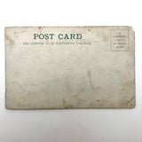 Hand-Drawn Pen and Ink Postcard of Cigar Smoking Man, Signed Ted Cross