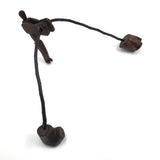 Wonderful Old Carved Balancing Man