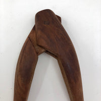 Woman-Shaped Vintage Wooden Nutcracker