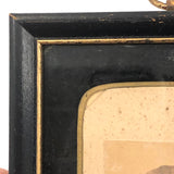 Ethereal Early Framed Silhouette Portrait Photograph of Older Woman