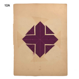 More Antique Schoolgirl  Cut, Woven and Punched Paper Works - Sold Individually