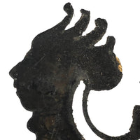 Antique Asian Metal Double Headed Ornament Fragment