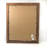 Mixed Media Antique Folk Art Sandpaper Painting of Gentleman