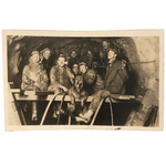 Stunning Antique RPPC of Coal Miners with Dog