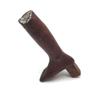 Curious Old Carved Wooden Leg