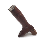 Curious Old Carved Wooden Leg