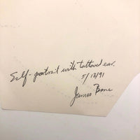 James Bone Self-Portrait With Tattooed Ear, 1991