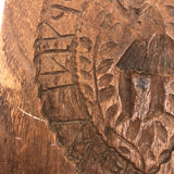 Super Special 19th C. Double Sided Happy New Year Cookie Print