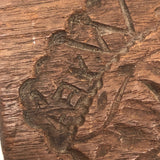 Super Special 19th C. Double Sided Happy New Year Cookie Print