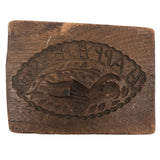 Super Special 19th C. Double Sided Happy New Year Cookie Print