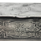Mary's Antique Pewter Snuff Box