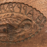 Super Special 19th C. Double Sided Happy New Year Cookie Print