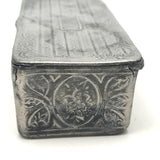 Mary's Antique Pewter Snuff Box