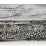 Mary's Antique Pewter Snuff Box