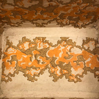 Victorian Wallpaper Covered and Lined Box with Portrait and Seaweed Patterns