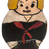 Folk Art Sailor (with an Elvis attitude) Doorstop
