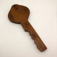 Wooden Key-Shaped Key Holder
