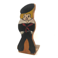 Folk Art Sailor (with an Elvis attitude) Doorstop