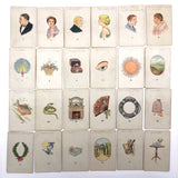 1923 Teuila Fortune Telling Cards (with Annotations) in Original Box with Instructions