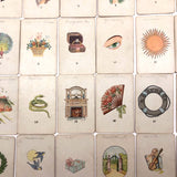 1923 Teuila Fortune Telling Cards (with Annotations) in Original Box with Instructions