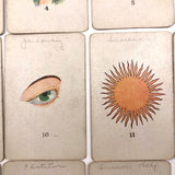 1923 Teuila Fortune Telling Cards (with Annotations) in Original Box with Instructions