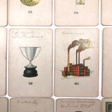 1923 Teuila Fortune Telling Cards (with Annotations) in Original Box with Instructions