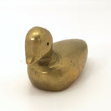 Mid-Century Brass Duck