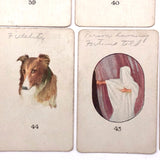 1923 Teuila Fortune Telling Cards (with Annotations) in Original Box with Instructions