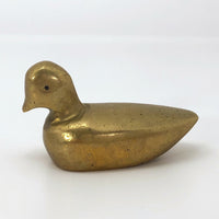 Mid-Century Brass Duck
