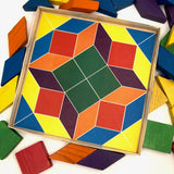 Developmental Learning Materials Large Parquetry Design Set