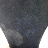 Stunning Amphora Shaped Raku Pottery Vase with Iridescent Luster Glaze