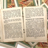 1923 Teuila Fortune Telling Cards (with Annotations) in Original Box with Instructions