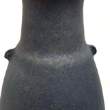 Stunning Amphora Shaped Raku Pottery Vase with Iridescent Luster Glaze
