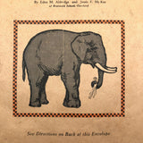 BIM the Circus Elephant, 1926 Large Paper Envelope with Great Graphics