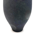 Stunning Amphora Shaped Raku Pottery Vase with Iridescent Luster Glaze