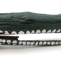 Painted Driftwood Crocodile!