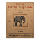 BIM the Circus Elephant, 1926 Large Paper Envelope with Great Graphics