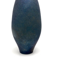 Stunning Amphora Shaped Raku Pottery Vase with Iridescent Luster Glaze