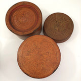 Early 20th Century Large Burmese Lacquer Kun-It Betel Box