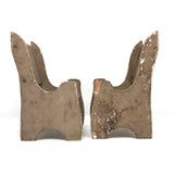 Two (Large Doll Scale) Old Handmade Chairs And Bench