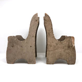 Two (Large Doll Scale) Old Handmade Chairs And Bench