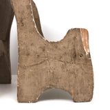 Two (Large Doll Scale) Old Handmade Chairs And Bench