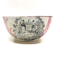 Sunderland c. 1860s Odd Fellows Transferware Bowl