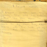African Folk Art Painting with Handwritten Story on Reverse
