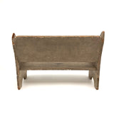 Two (Large Doll Scale) Old Handmade Chairs And Bench